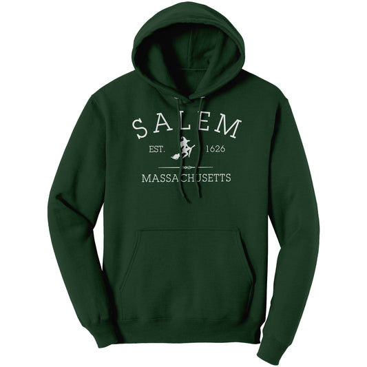 SALEM WITCH EST 1626 | Hoodie (White Text)