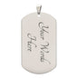 My SON | Stay Safe - Military Dog Tag Chain
