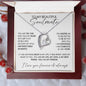 To My Beautiful SOULMATE | Life, Love, Best Friend - Forever Love Necklace (WC)
