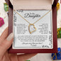To My DAUGHTER | The Proudest Moment - Forever Love Necklace