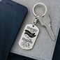REMEMBER WHOSE DAUGHTER YOU ARE | Personalized Engraved Keychain