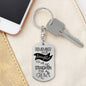 REMEMBER WHOSE DAUGHTER YOU ARE | Personalized Engraved Keychain
