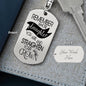 REMEMBER WHOSE DAUGHTER YOU ARE | Personalized Engraved Keychain
