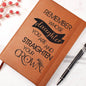 REMEMBER WHOSE DAUGHTER YOU ARE | Vegan Leather Graphic Journal