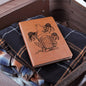GIRL AMONGST THE FLOWERS GNOME | Vegan Leather Graphic Journal