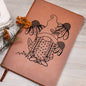 GIRL AMONGST THE FLOWERS GNOME | Vegan Leather Graphic Journal