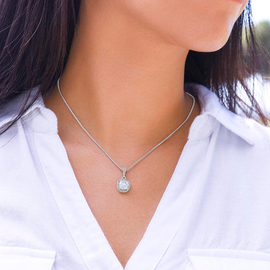 To My Beautiful DAUGHTER | So Proud - Eternal Hope Necklace (WC)