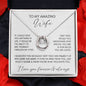 To My AMAZING WIFE | Lucky in Love Necklace