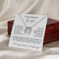 To My AMAZING WIFE | Lucky in Love Necklace