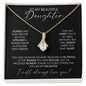 To My Beautiful DAUGHTER | So Proud - Alluring Beauty Necklace (BC)