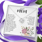 To My MOM | You Are the World - Love Knot Necklace