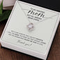 To My Amazing MOM | Love Knot Necklace (WC)
