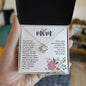 To My MOM | You Are the World - Love Knot Necklace
