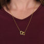 To My MOTHER - Your Efforts Don't Go Unnoticed | Interlocking Hearts Necklace