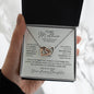 To My MOTHER - Your Efforts Don't Go Unnoticed | Interlocking Hearts Necklace