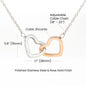 To My Amazing MOM | Interlocking Hearts Necklace (BC)