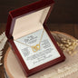 To My MOTHER - Your Efforts Don't Go Unnoticed | Interlocking Hearts Necklace