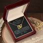 To My DAUGHTER | Love, Dad | Immeasureable Joy - Interlocking Heart Necklace