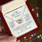 To My MOTHER - Your Efforts Don't Go Unnoticed | Interlocking Hearts Necklace