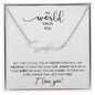 I Get to Call You My SISTER | Personalized Name Necklace (WC)