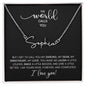 I Get to Call You My SWEETHEART | Laugh, Smile, Live Better - Personalized Name Necklace (BC)