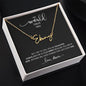 I Get to Call You DAUGHTER | Personalized Name Necklace (BC)