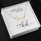 BELIEVE | She Believed She Could, So She Did - Personalized Name Necklace (WC)