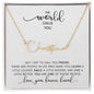 I Get to Call You FRIEND | Personalized Name Necklace (WC)