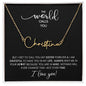 I Get to Call You My SISTER | Personalized Name Necklace (BC)