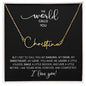 I Get to Call You My SWEETHEART | Laugh, Smile, Live Better - Personalized Name Necklace (BC)