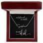 BELIEVE | She Believed She Could, So She Did - Personalized Name Necklace (BC)