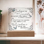 SERENITY PRAYER - Butterly, Change, Support | Acrylic Plaque with Base