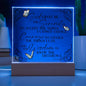 SERENITY PRAYER - Butterly, Change, Support | Acrylic Plaque with Base