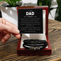 To My DAD | You're the Rock - Love You Forever Bracelet