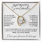 To My Beautiful SOULMATE | Life, Love, Best Friend - Forever Love Necklace (WC)