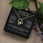 To My Beautiful SOULMATE | Life, Love, Best Friend - Forever Love Necklace (BC)