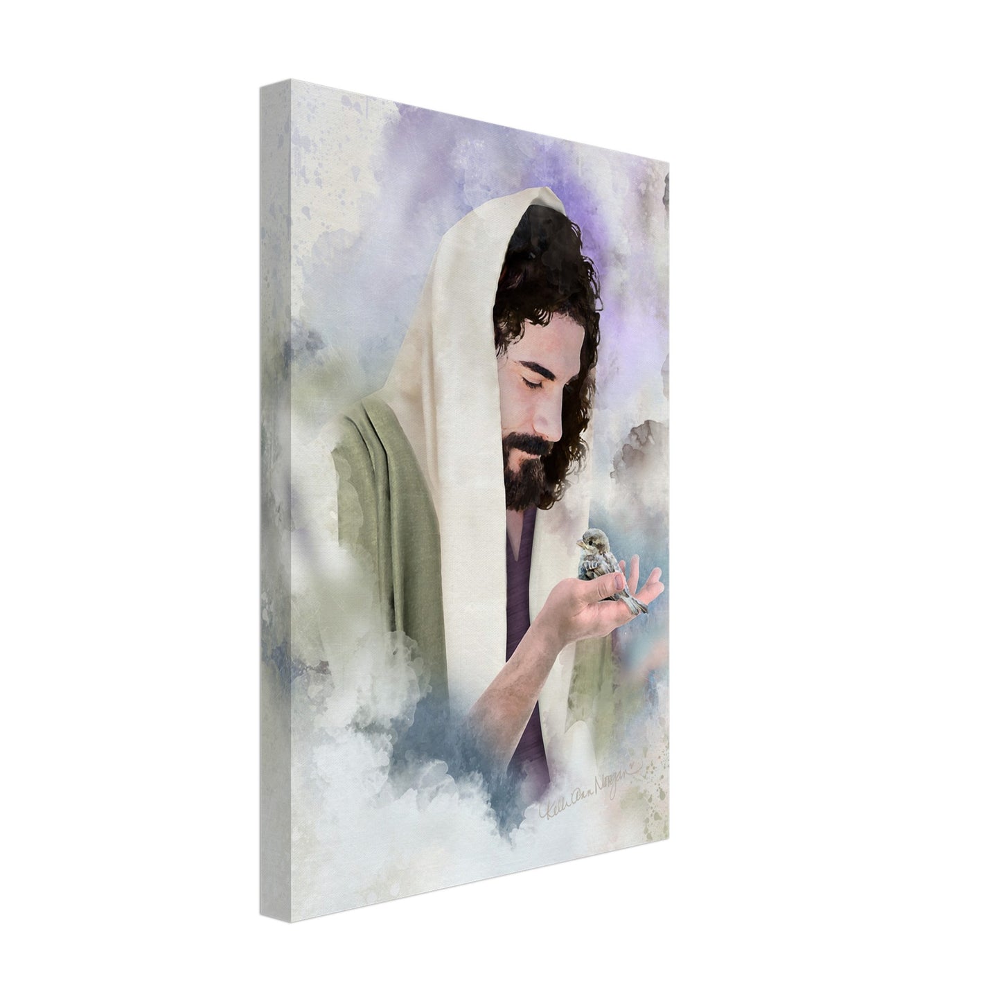 SEEN | Portrait of Christ on Landscape Gallery Wrapped Canvas