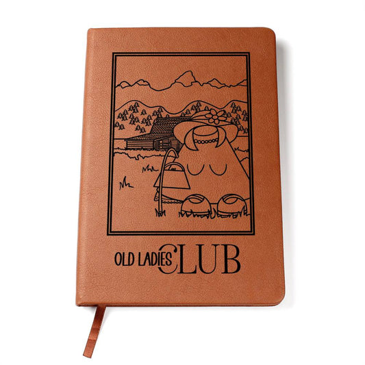 OLD LADIES CLUB GNOME | Vegan Leather Graphic Journal
